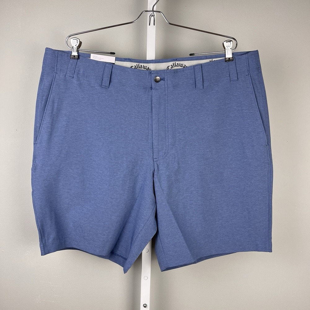 Callaway Performance Golf Shorts Mens 40 Blue Opti-Dri New NWT